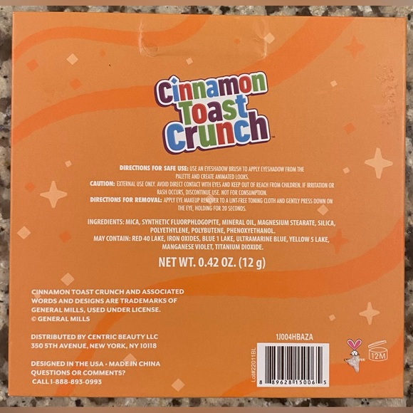 Cinnamon Toast Crunch Eyeshadow Palette X Taste Beauty - Picture 5 of 10